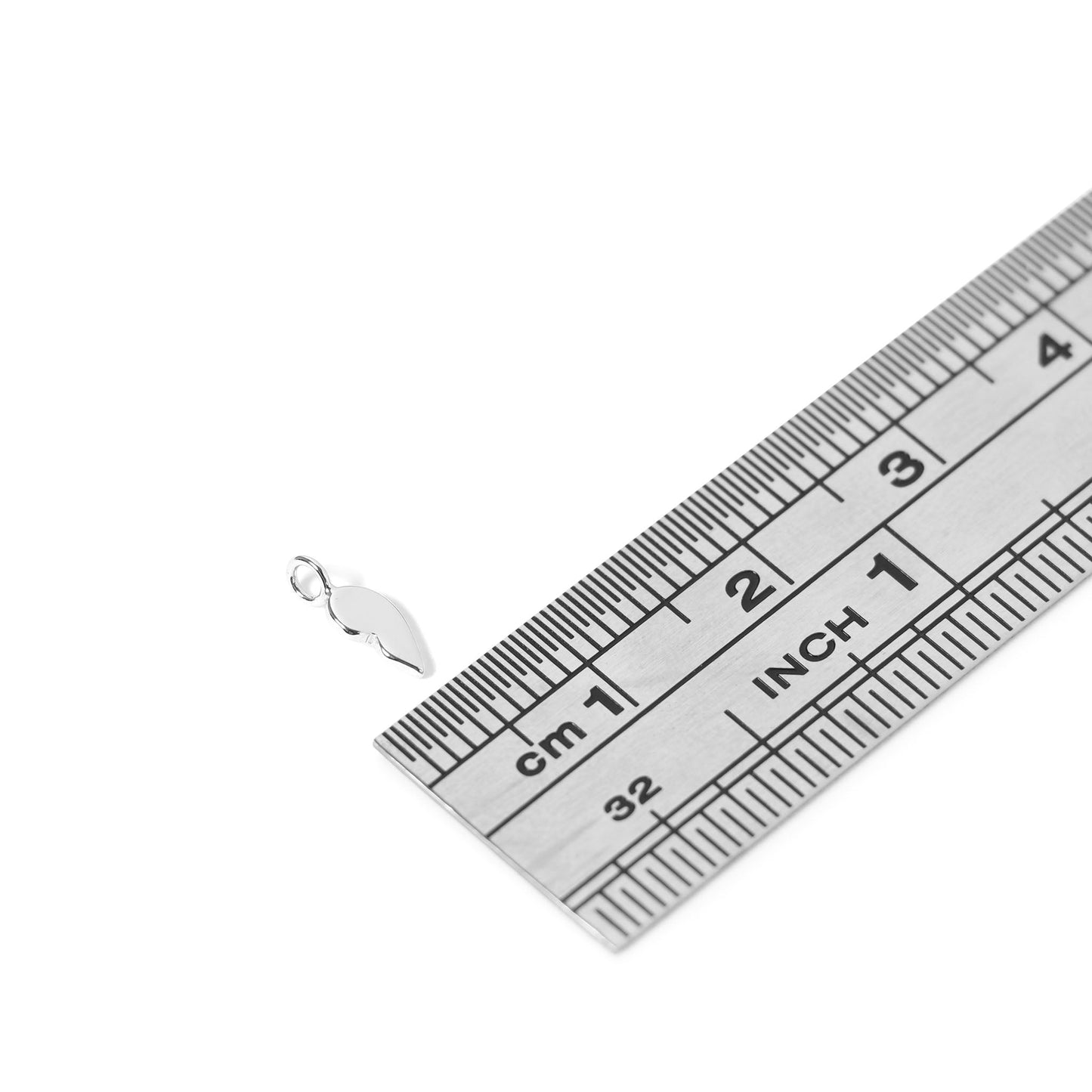 Permanent Jewelry Right Side .925 Sterling Silver Broken Heart Charm / PMJ3007