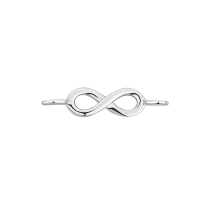 Permanent Jewelry Horizontal .925 Sterling Silver Infinity Charm / PMJ3009