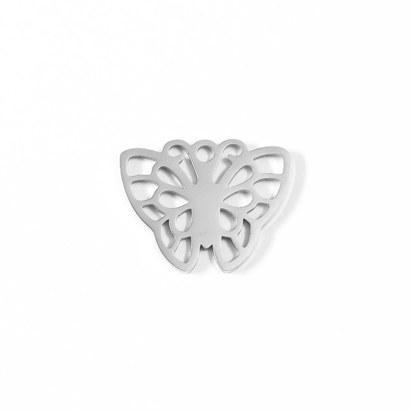 18K Gold PVD Stainless Steel Butterfly Charm / PDL0083