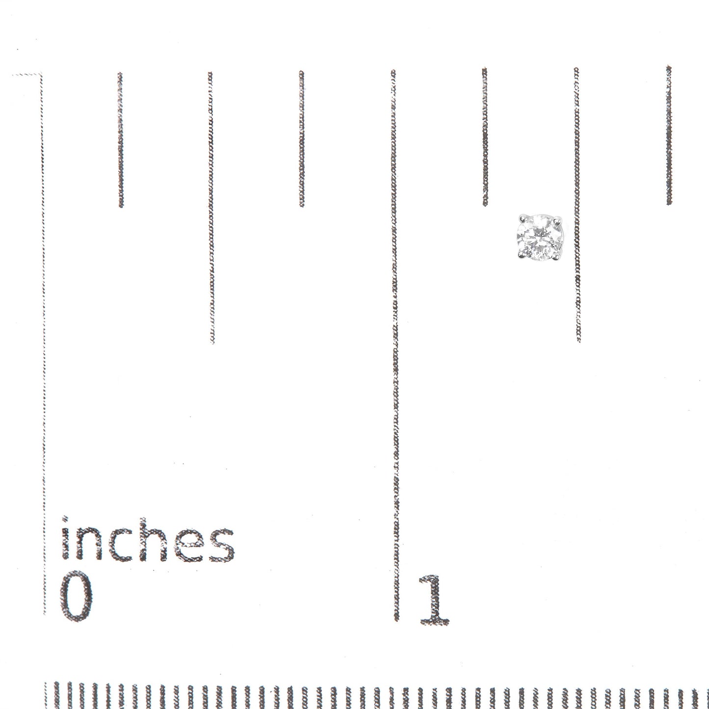 Ohrstecker aus 0,925er-Sterlingsilber, 1/2 Karat, braun, mit Diamanten