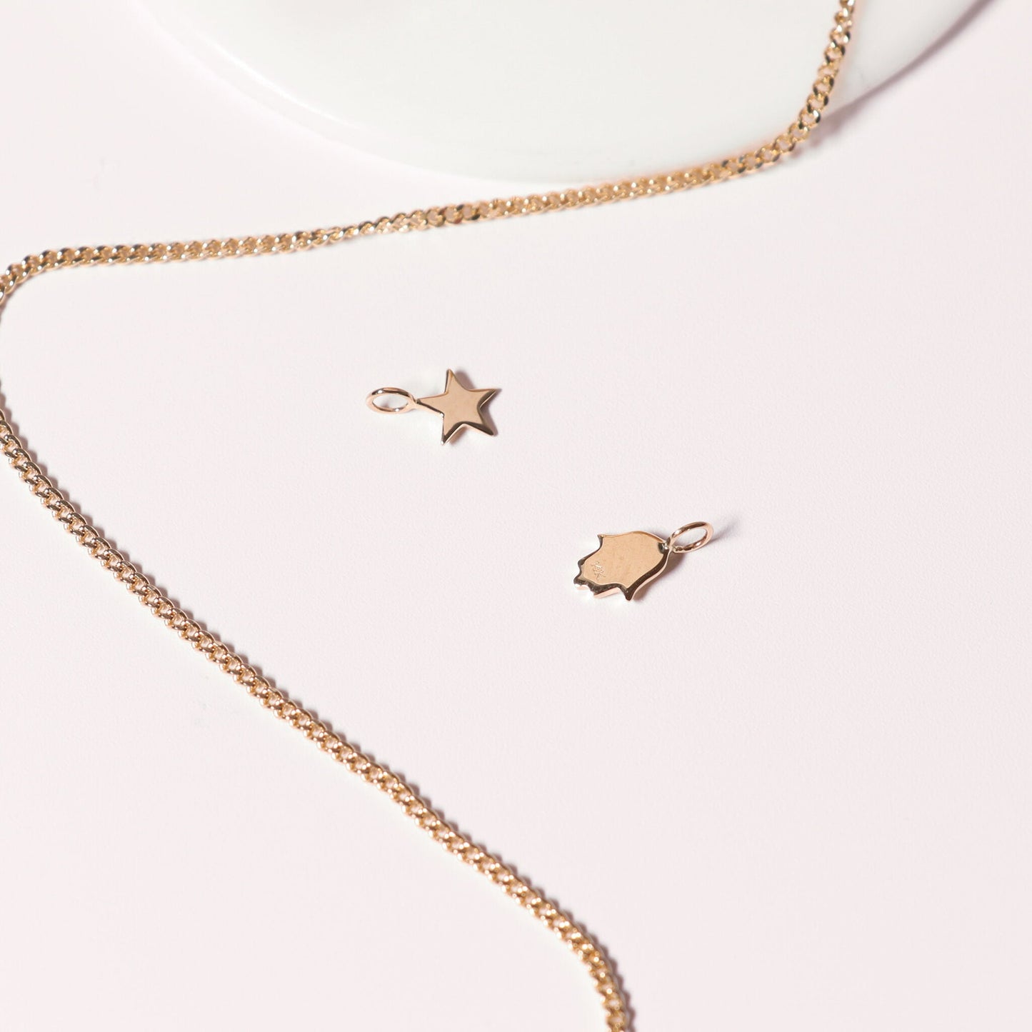 Permanent Jewelry 14K Solid Gold Star Charm / PMJ1016