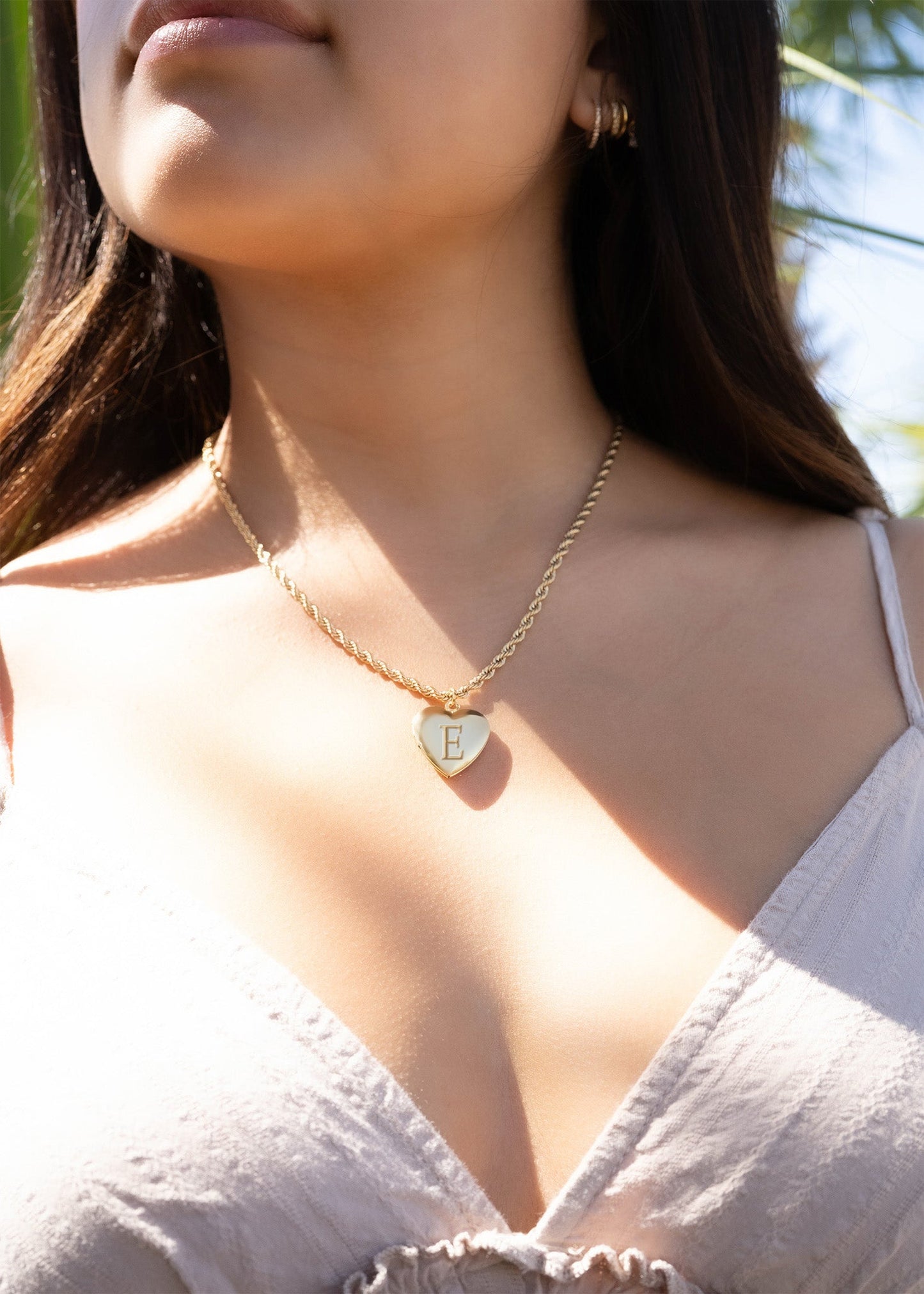 18K Gold PVD Stainless Steel Heart Locket / PDL0239