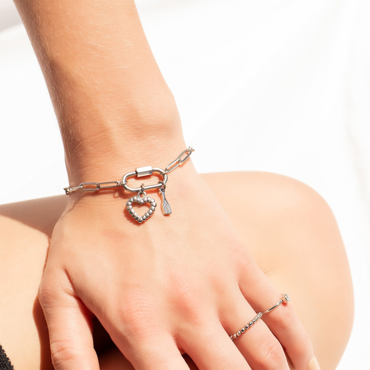 18K Gold PVD Stainless Steel Champange Bottle Charm / PDL0283