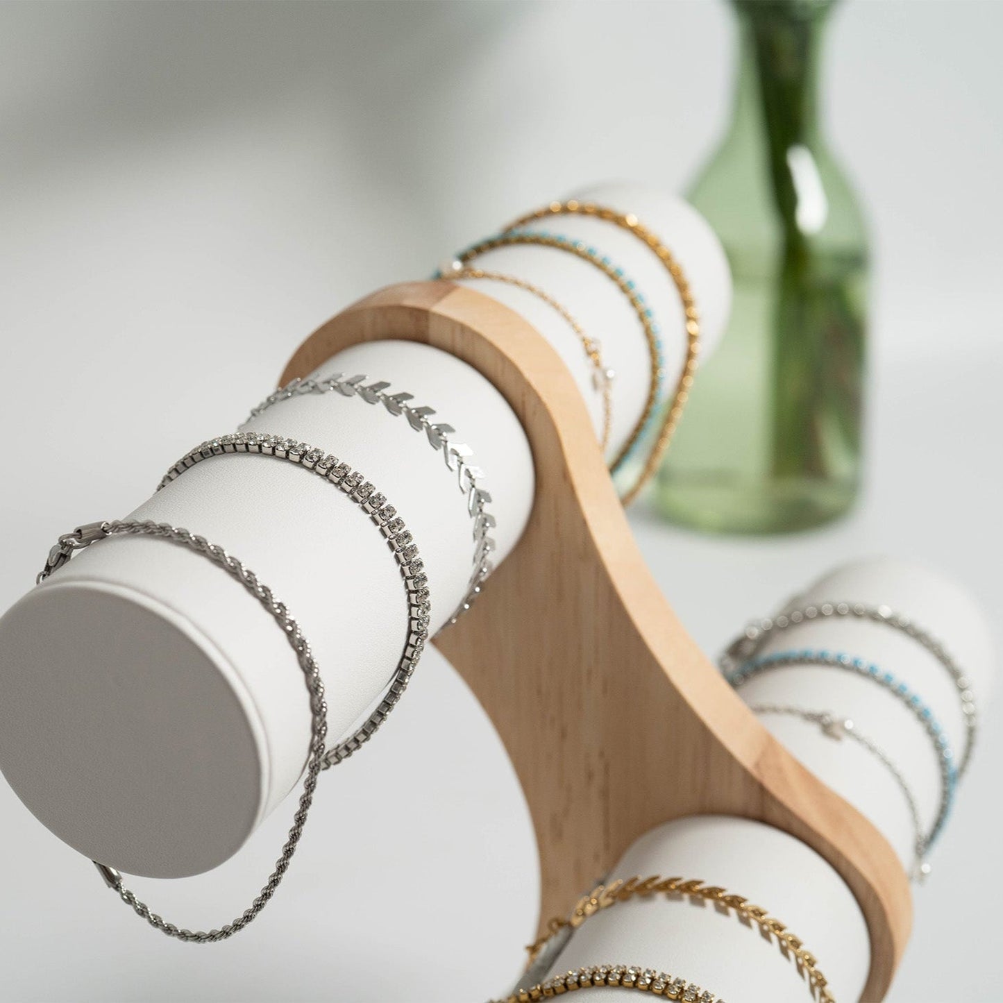 18K Gold PVD Stainless Steel Chevron Bracelet or Anklet / BRJ9099