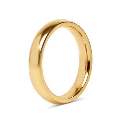 18K Gold PVD Stainless Steel Blank Ring / CFR0264