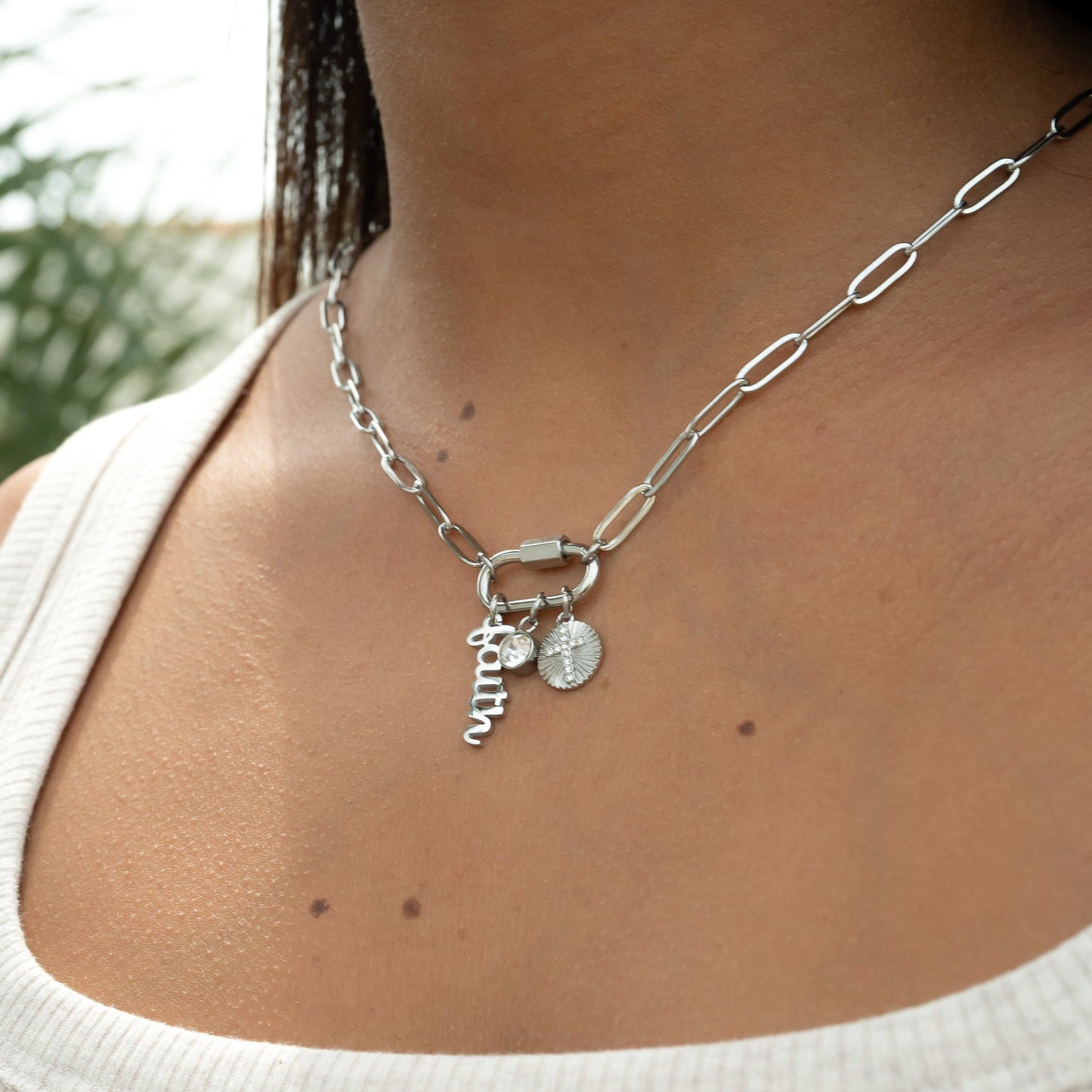 18K Gold PVD Stainless Steel Classic Carabiner / ENC0034