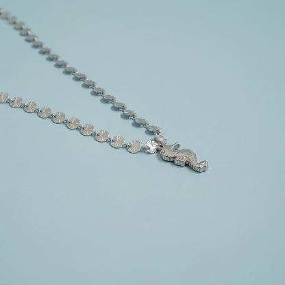 18K Gold PVD Stainless Steel Seahorse Charm / PDL0096