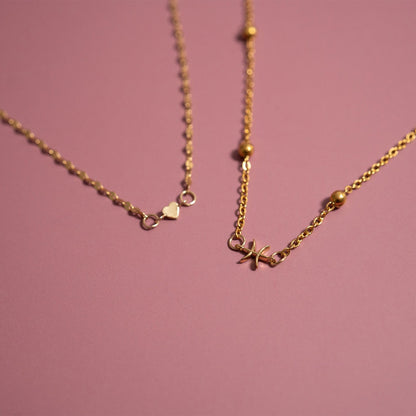 Permanent Jewelry 14K Solid Gold Heart Connector Charm / PMJ1006