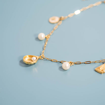 18K Gold PVD Stainless Steel Charm Connector / ENC0012