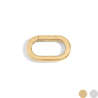 18K Gold PVD Stainless Steel Oval Carabiner / ENC0030