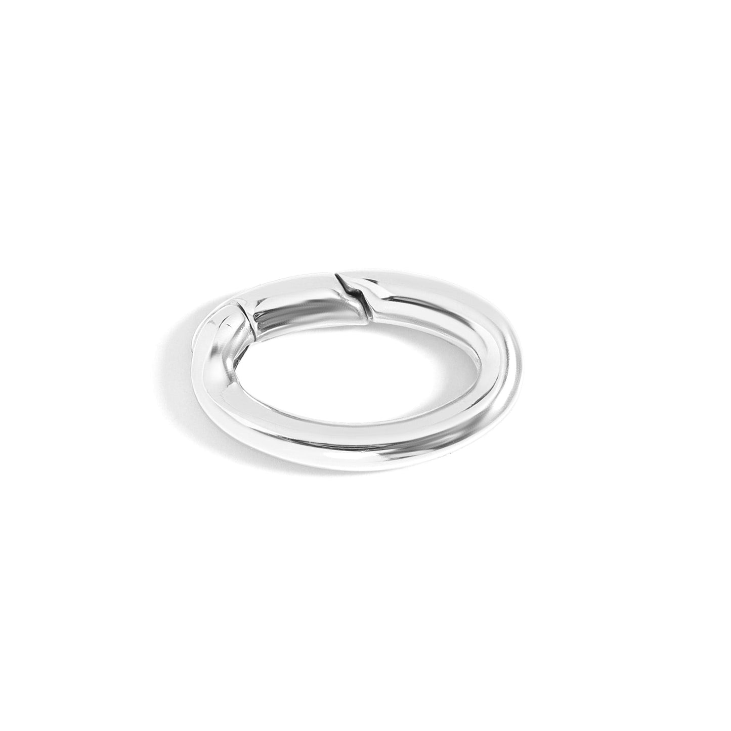 18K Gold PVD Stainless Steel Oval Carabiner / ENC0032