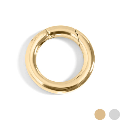 18K Gold PVD Stainless Steel Circle Carabiner / ENC0036
