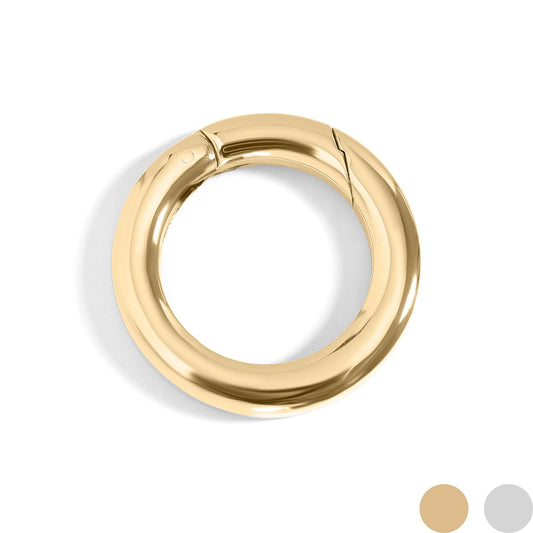 18K Gold PVD Stainless Steel Circle Carabiner / ENC0036