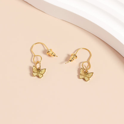 20 Pc 18K Gold PVD Stainless Steel Wire Earring Hooks / ERJ0043