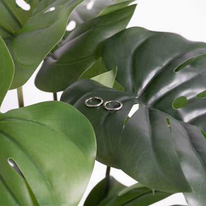 18K Gold PVD Stainless Steel Classic Hoop Huggie Earrings / ERJ0021