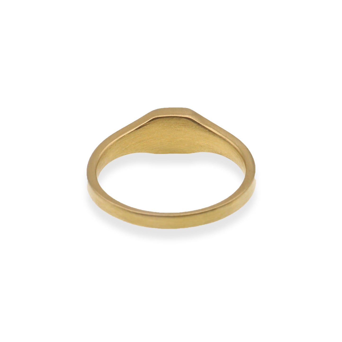 18K Gold PVD Stainless Steel Blank Engravable Square Signet Ring / ESR0001