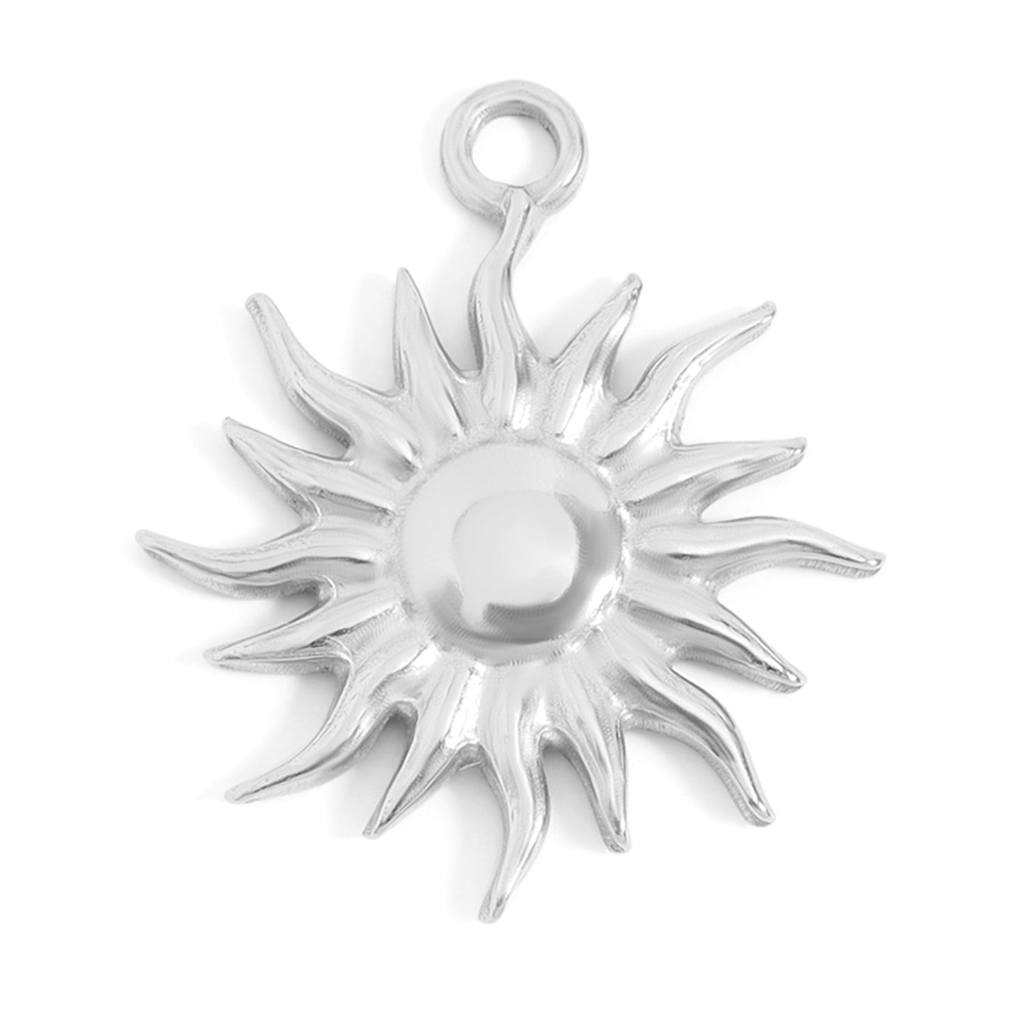 18K Gold PVD Stainless Steel Mystic Sun Charm / PDL0116