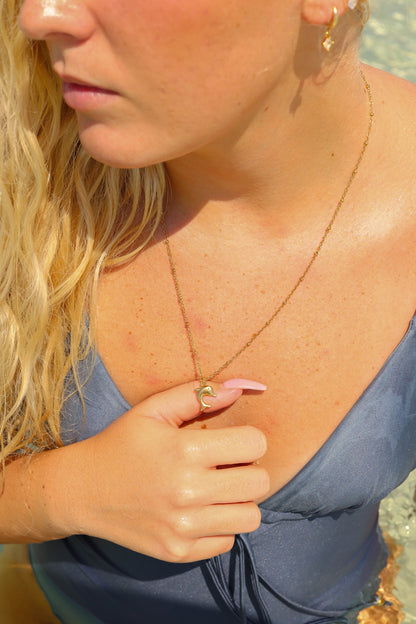 18K Gold PVD Stainless Steel Dolphin Charm / PDL0099