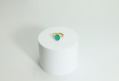 18k Gold PVD Stainless Steel Mood Ring / CFR7041