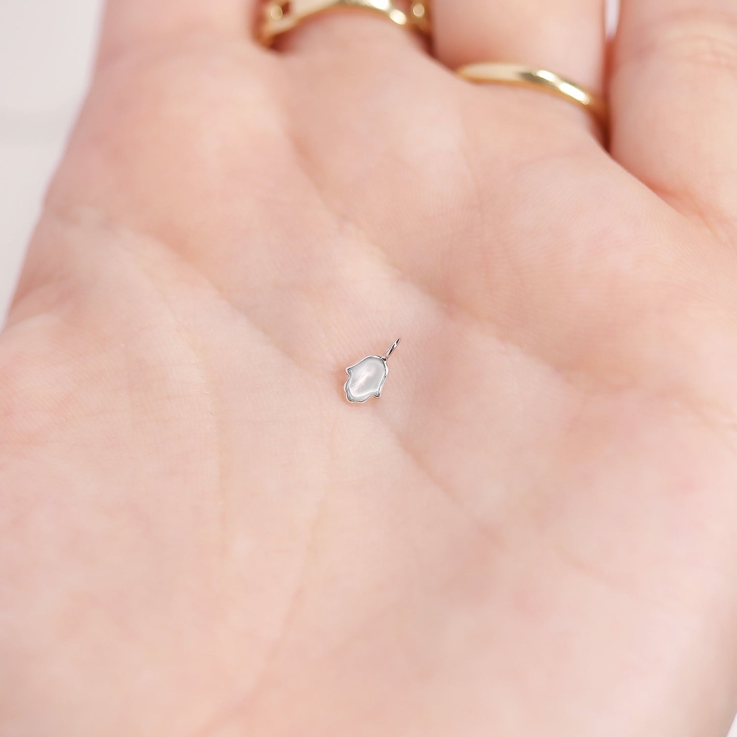 Permanent Jewelry .925 Sterling Silver Hamsa Hand Charm / PMJ3010