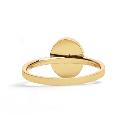 18k Gold PVD Stainless Steel Mood Ring / CFR7041