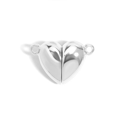 18K Gold PVD Stainless Steel Heart Magnetic Clasp / SBB0328