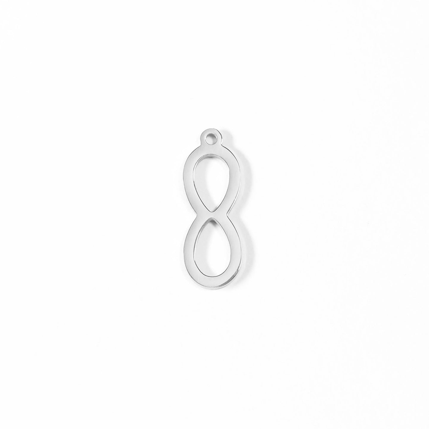 18K Gold PVD Stainless Steel Infinity Charm / PDL0008