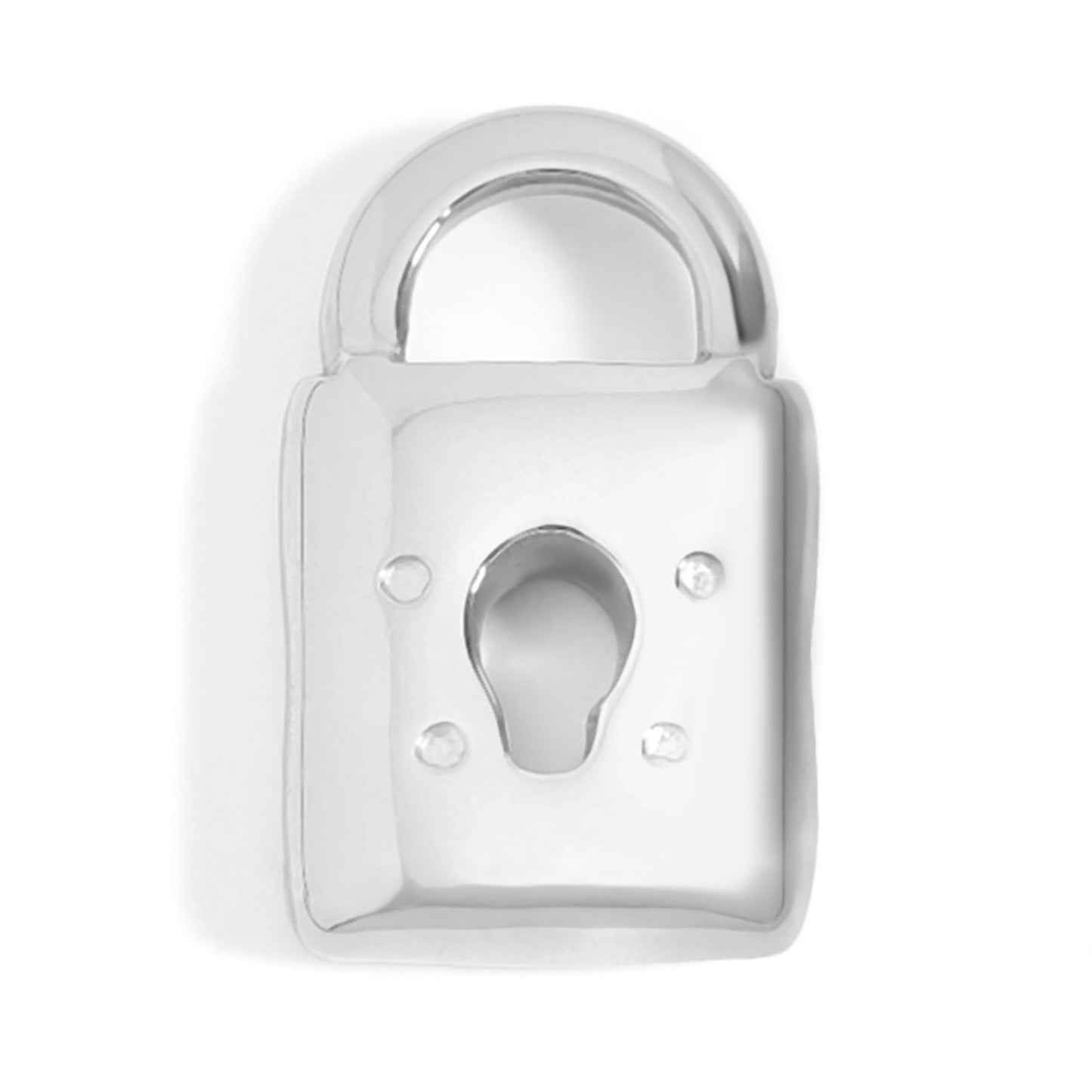 18K Gold PVD Stainless Steel Padlock Charm / PDL0012