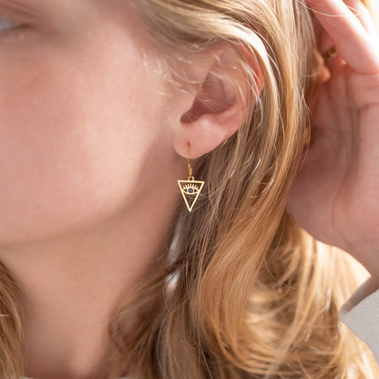 20 Pc 18K Gold PVD Stainless Steel Wire Earring Hooks / ERJ0043