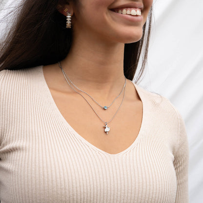 18K Gold PVD Stainless Steel Ballerina Charm / PDL0094