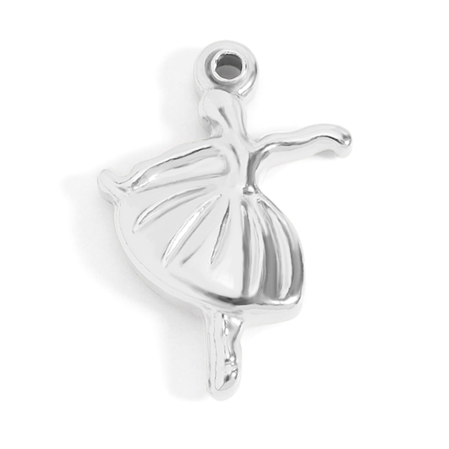 18K Gold PVD Stainless Steel Ballerina Charm / PDL0094
