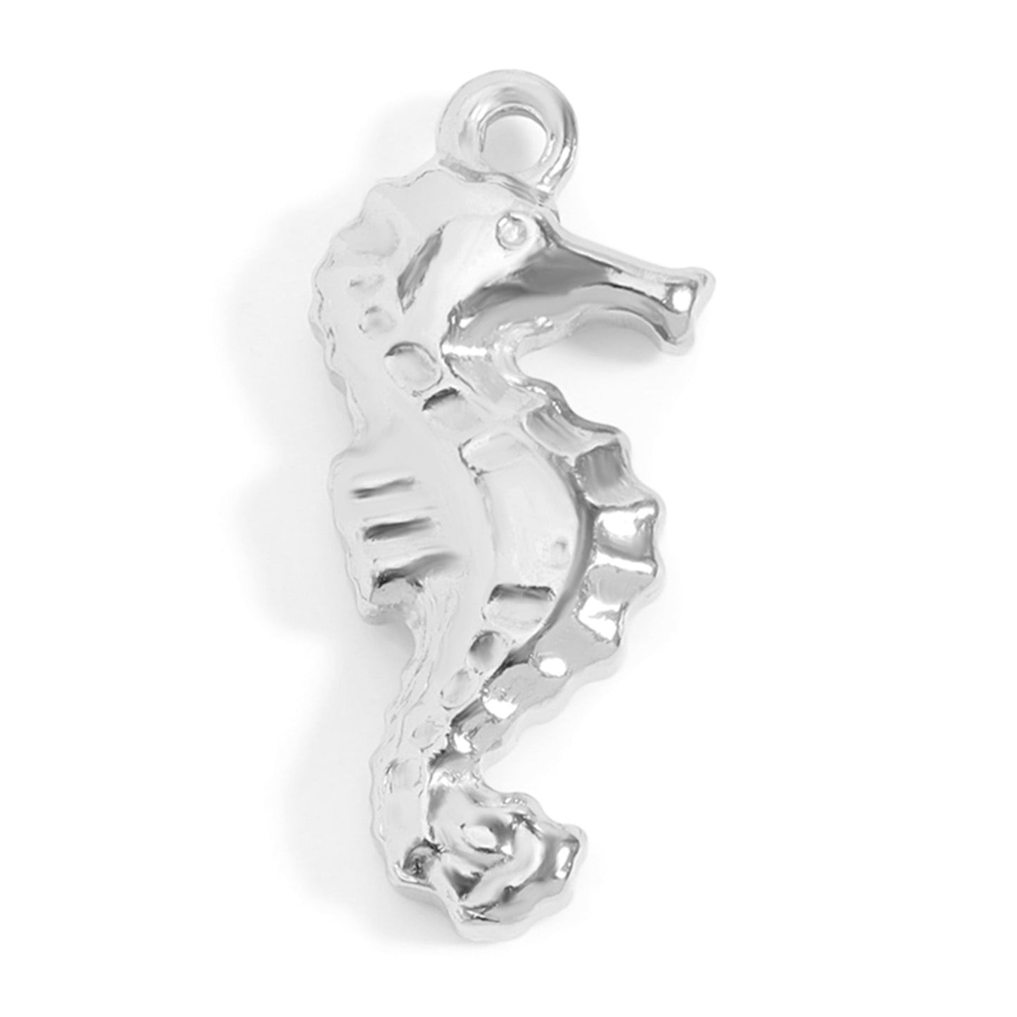 18K Gold PVD Stainless Steel Seahorse Charm / PDL0096