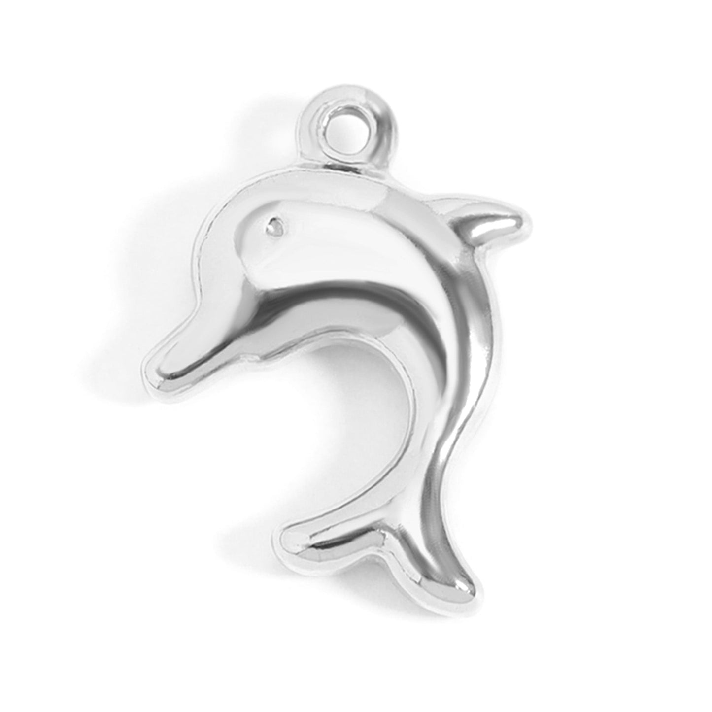 18K Gold PVD Stainless Steel Dolphin Charm / PDL0099