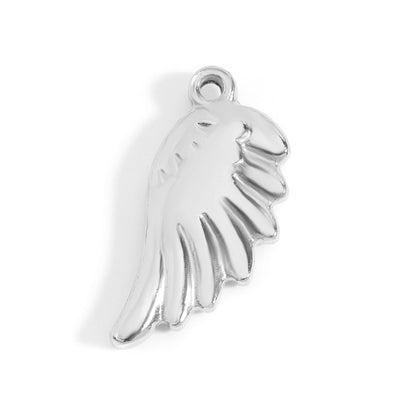 18K Gold PVD Stainless Steel Small Angel Wing Charm / PDL0105
