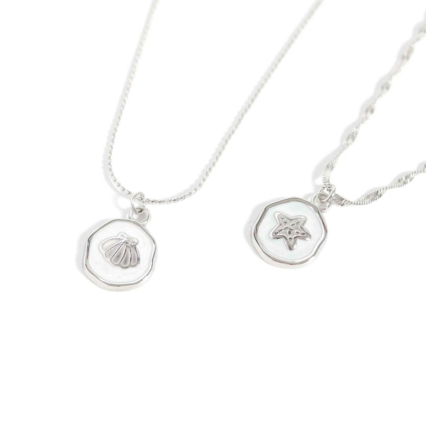 18K Gold PVD Starfish Epoxy Charm / PDL0223