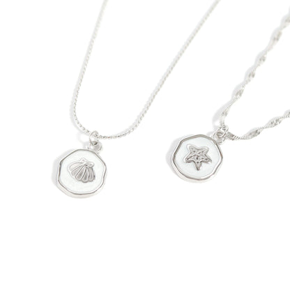 18K Gold PVD Starfish Epoxy Charm / PDL0223