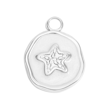 18K Gold PVD Starfish Epoxy Charm / PDL0223