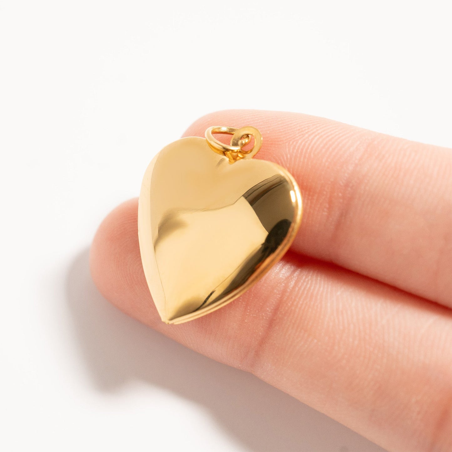 18K Gold PVD Stainless Steel Heart Locket / PDL0239