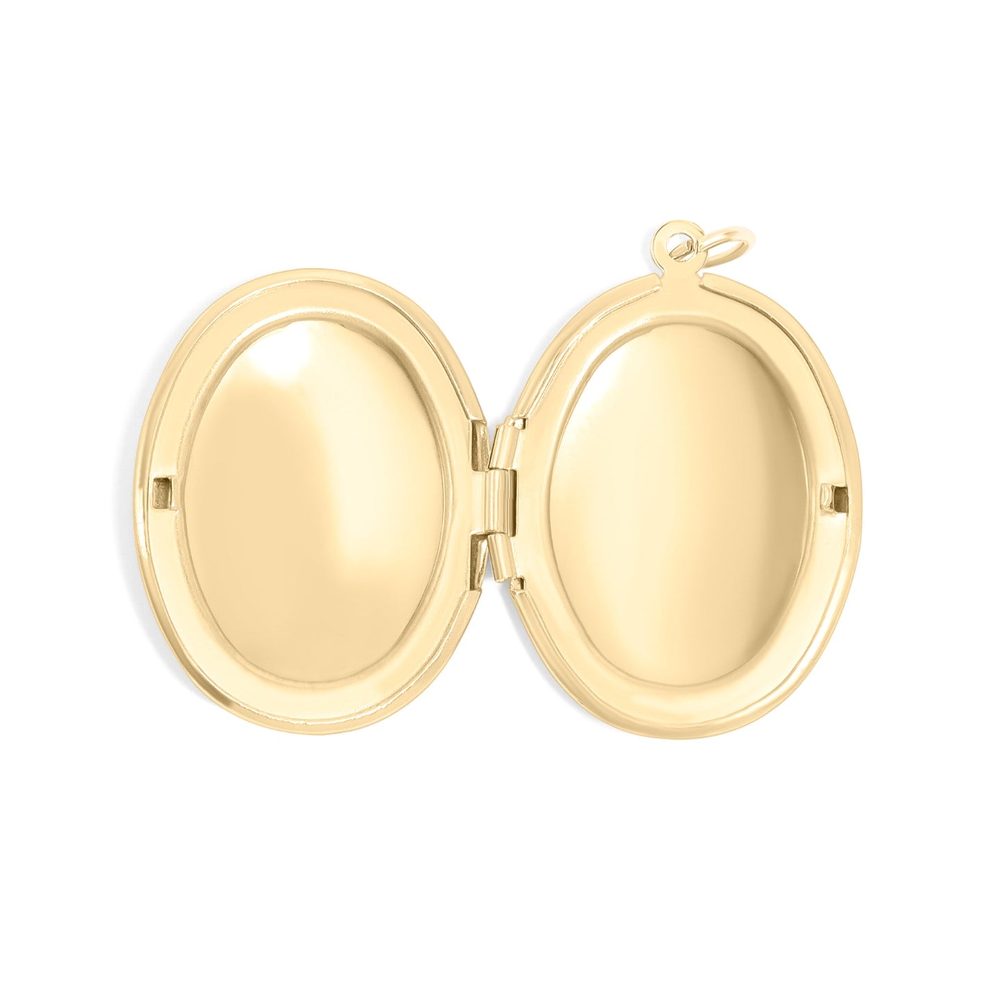 18K Gold PVD Stainless Steel Oval Locket / PDL0244