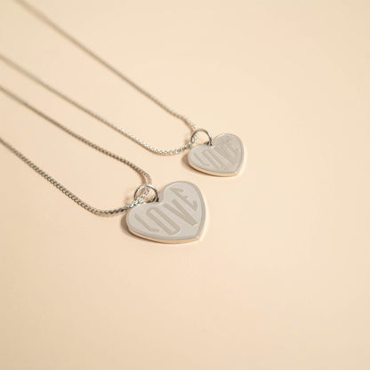 18K Gold PVD Stainless Steel "Love" Heart Charm / PDL0255