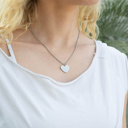 18K Gold PVD Stainless Steel Heart Amour Charm / PDL0256