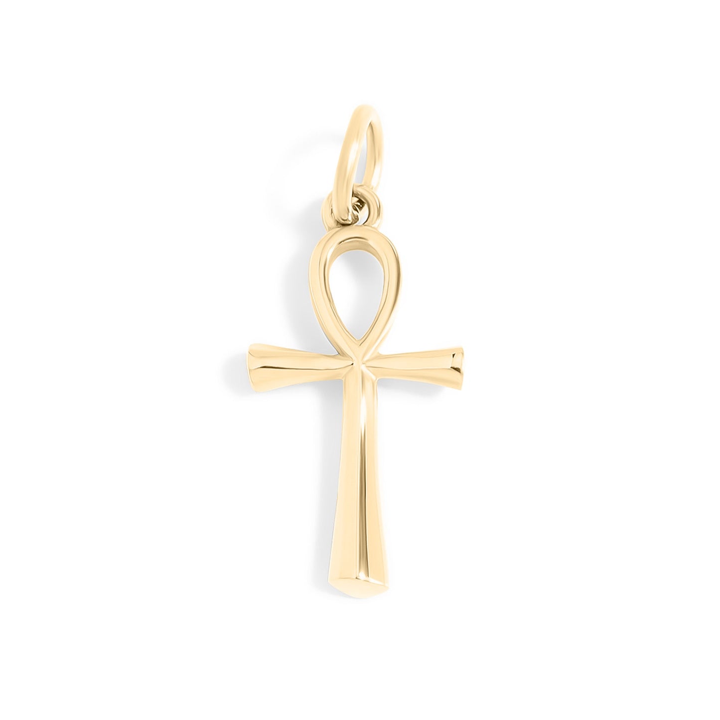 18K Gold PVD Stainless Steel Small Ankh Charm / PDL0257