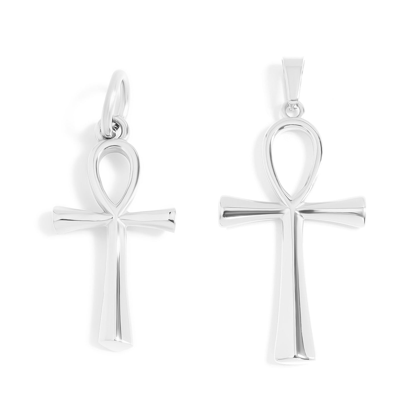 18K Gold PVD Stainless Steel Small Ankh Charm / PDL0257
