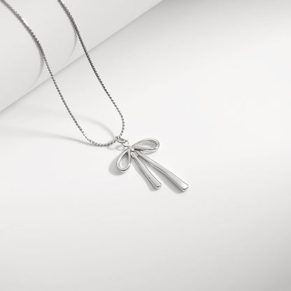 18K Gold PVD Stainless Steel Long Bow Charm / PDL0277