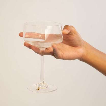 18K Gold PVD Stainless Steel Champange Bottle Charm / PDL0283