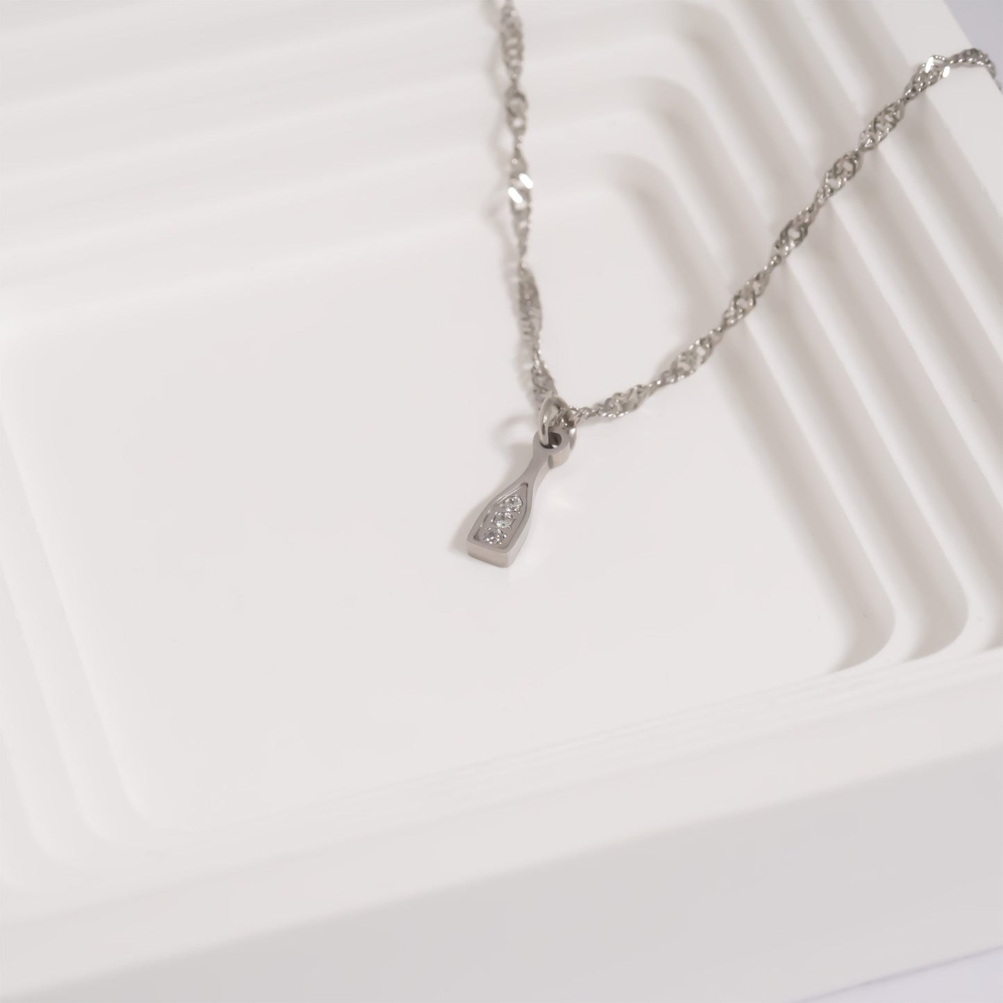 18K Gold PVD Stainless Steel Champange Bottle Charm / PDL0283