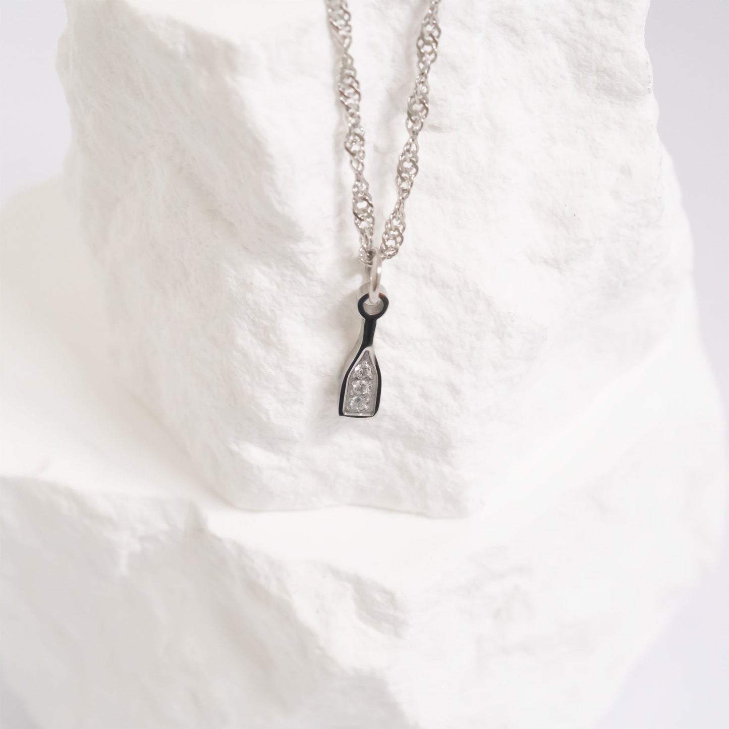 18K Gold PVD Stainless Steel Champange Bottle Charm / PDL0283