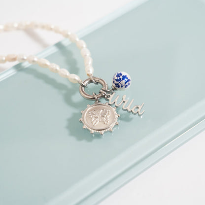 18K Gold PVD Stainless Steel Butterfly Pendant / PDL0297