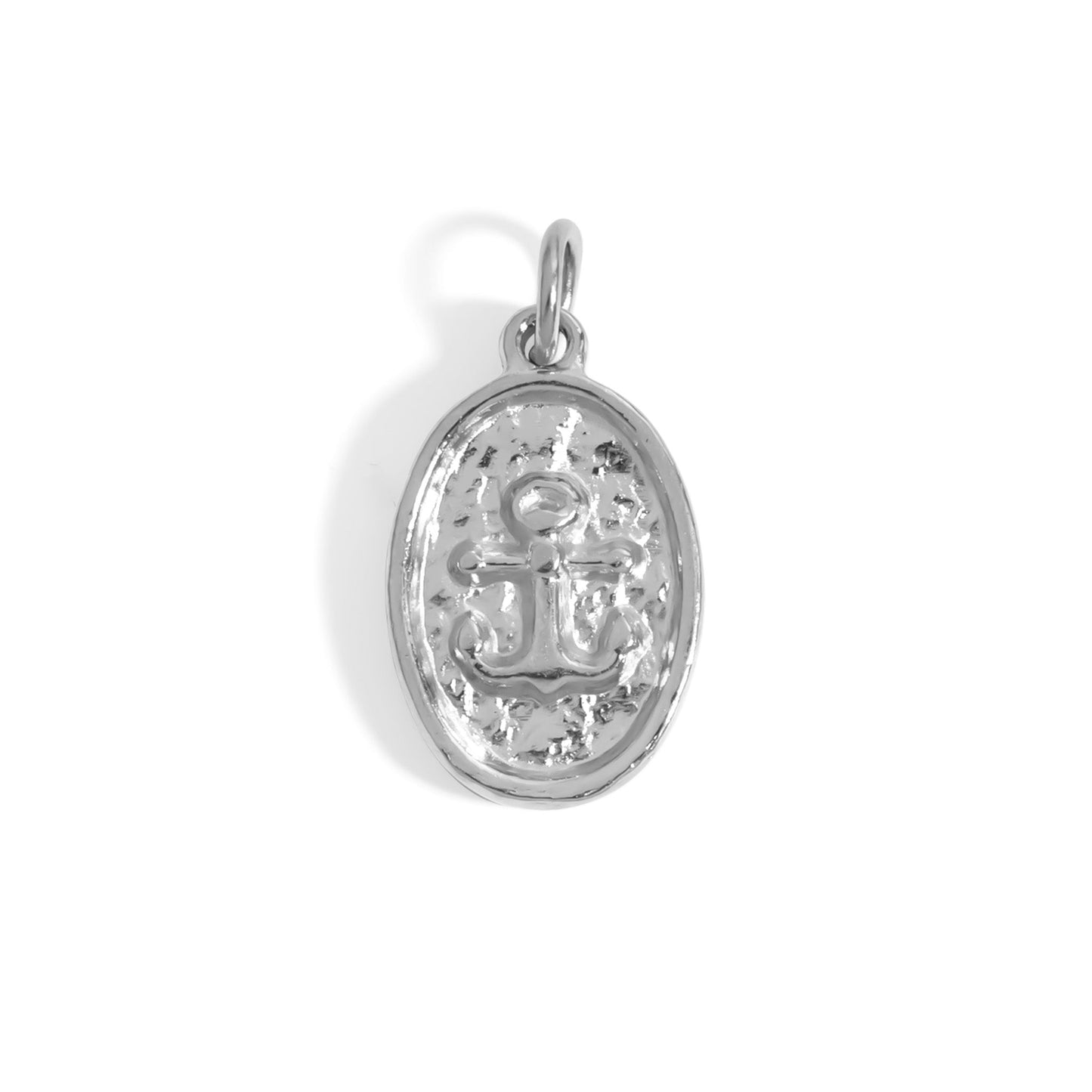 18K Gold PVD Stainless Steel Anchor Pendant / PDL0302