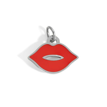18K Gold PVD Stainless Steel Lips Charm / PDL0303